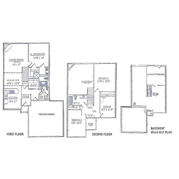 Informative Picture of 3 Bedroom Townhomes